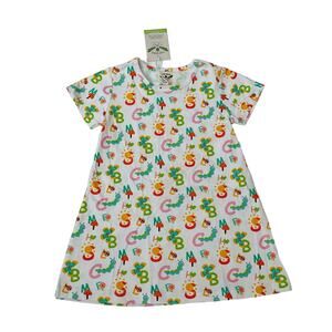 NWT The Oaks Apparel 2Y ABC prints Mary Chase Dress
